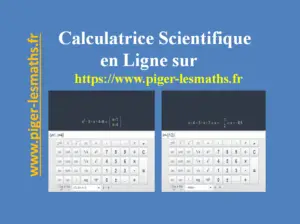 calculette calculatrice scientifique en ligne collège lycée