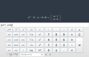 calculatrice scientifique en ligne piger-lesmaths.fr